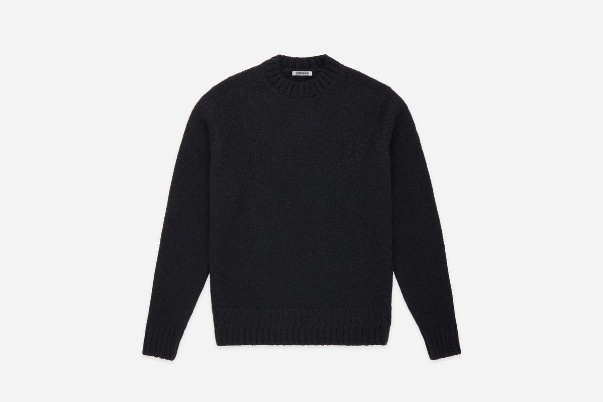 3sixteen Alpaca Crewneck Sweater - Black