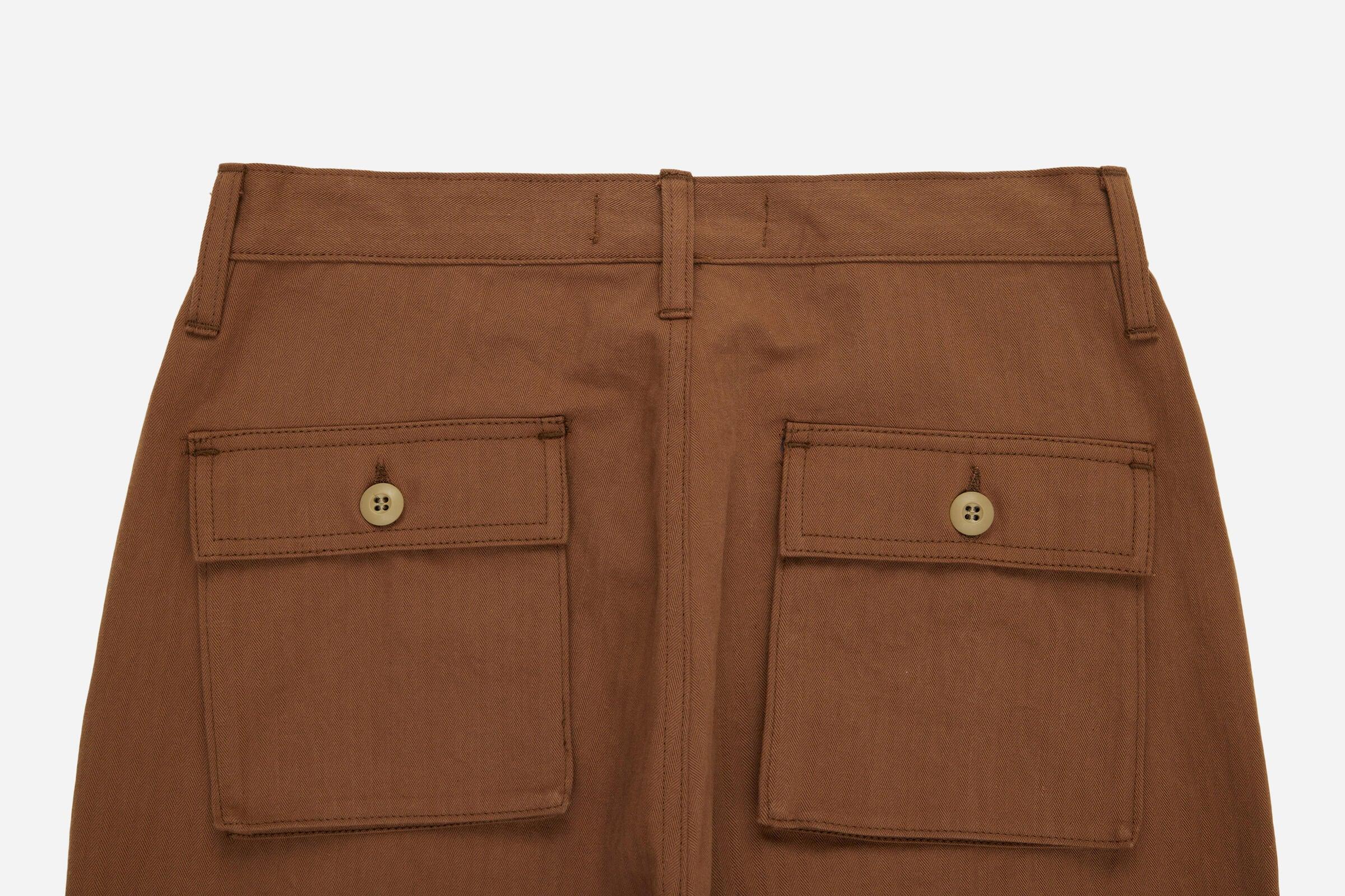 3sixteen HBT Fatigue Pant - Rust Herringbone