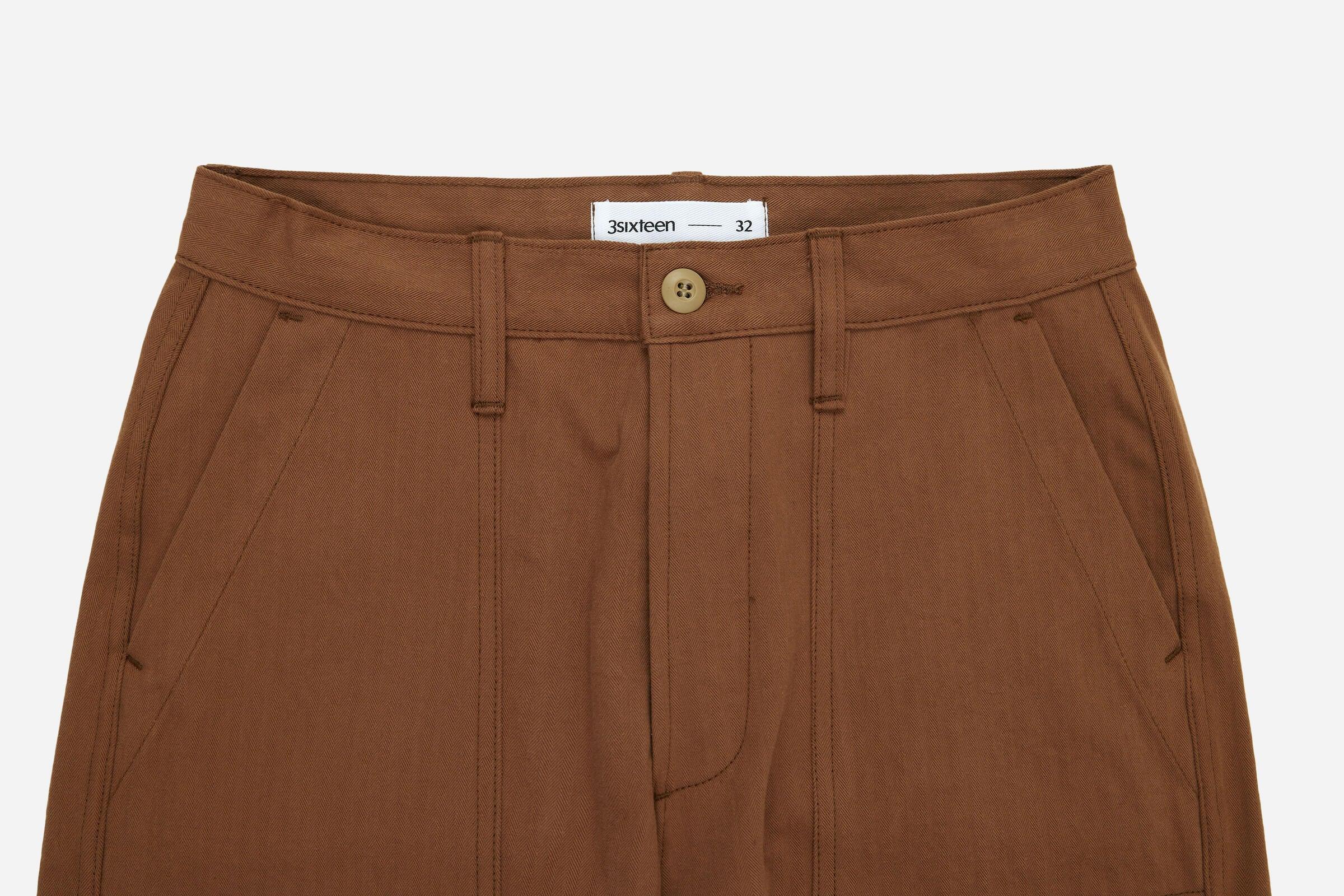 3sixteen HBT Fatigue Pant - Rust Herringbone