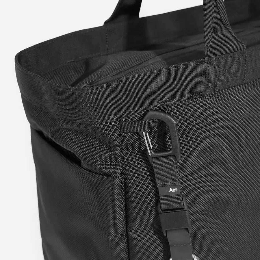 Aer City Tote- Black Ballistic Nylon