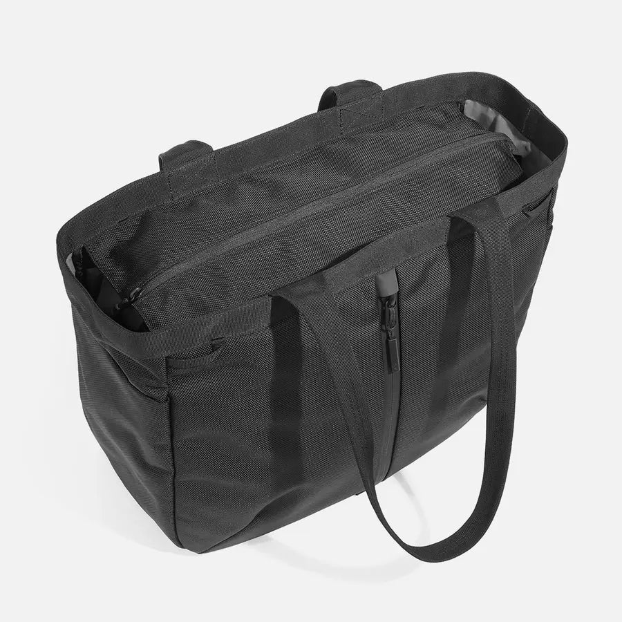 Aer City Tote- Black Ballistic Nylon