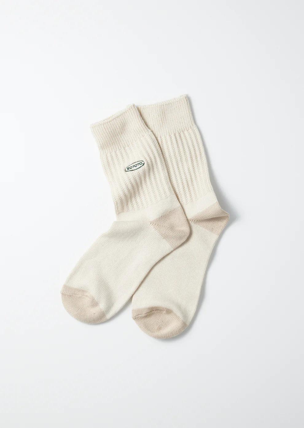 ROTOTO 90's Logo Crew Sock