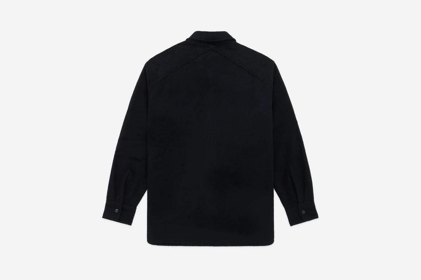 3sixteen USN Overshirt - Black Wool/Angora