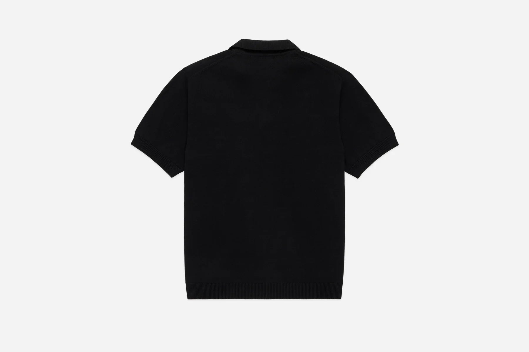 3sixteen Knit Pima Cotton Polo - Black