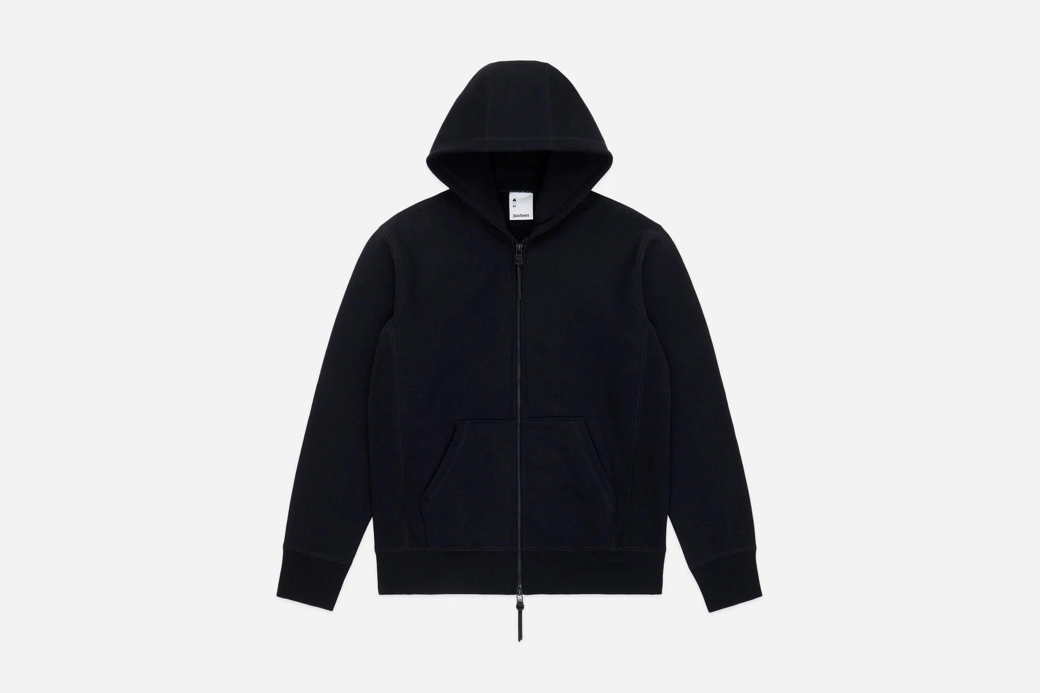 Heavyweight Zip Hoody - Black - Guilty Party