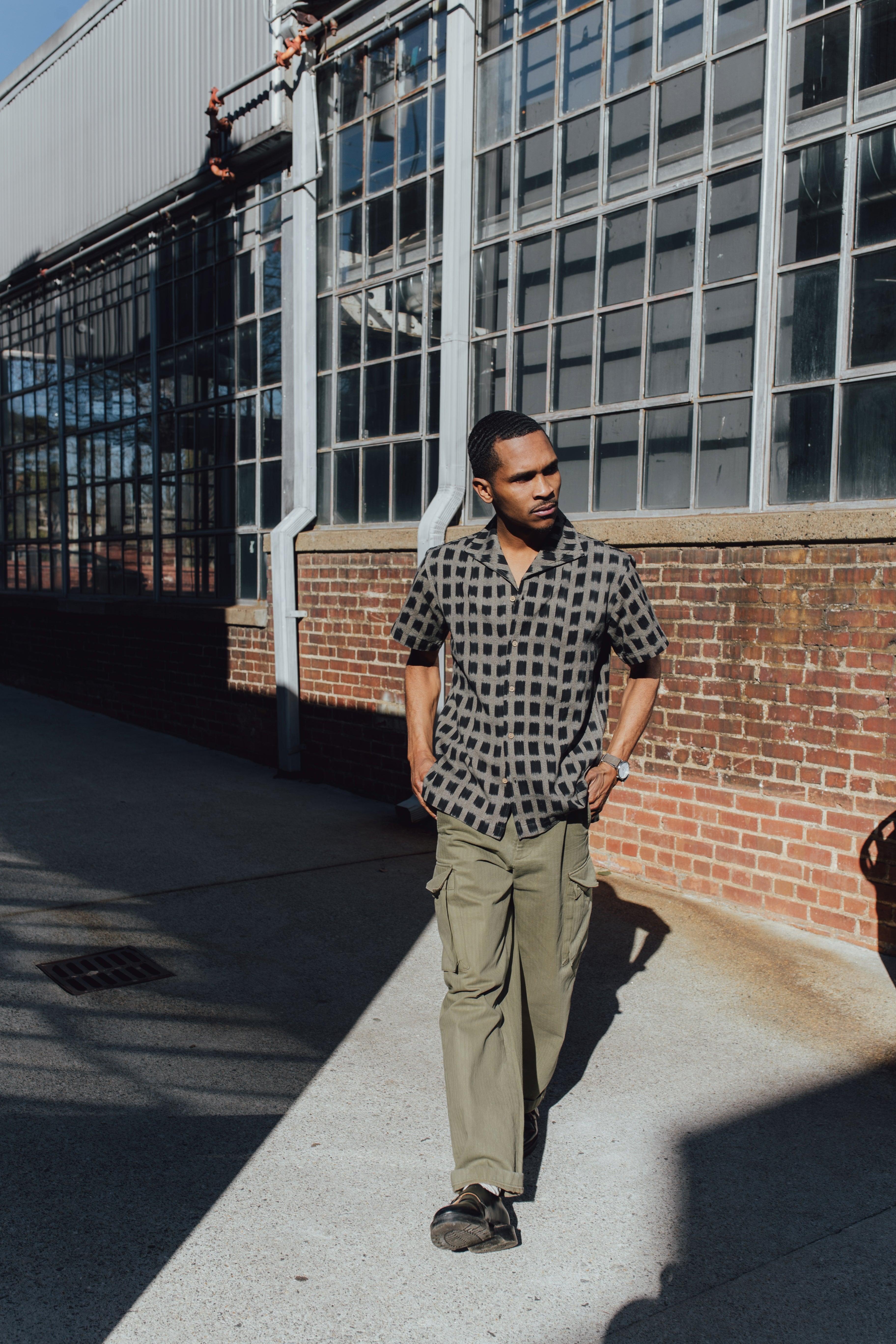 3sixteen Leisure Shirt - Black Ikat - Guilty Party