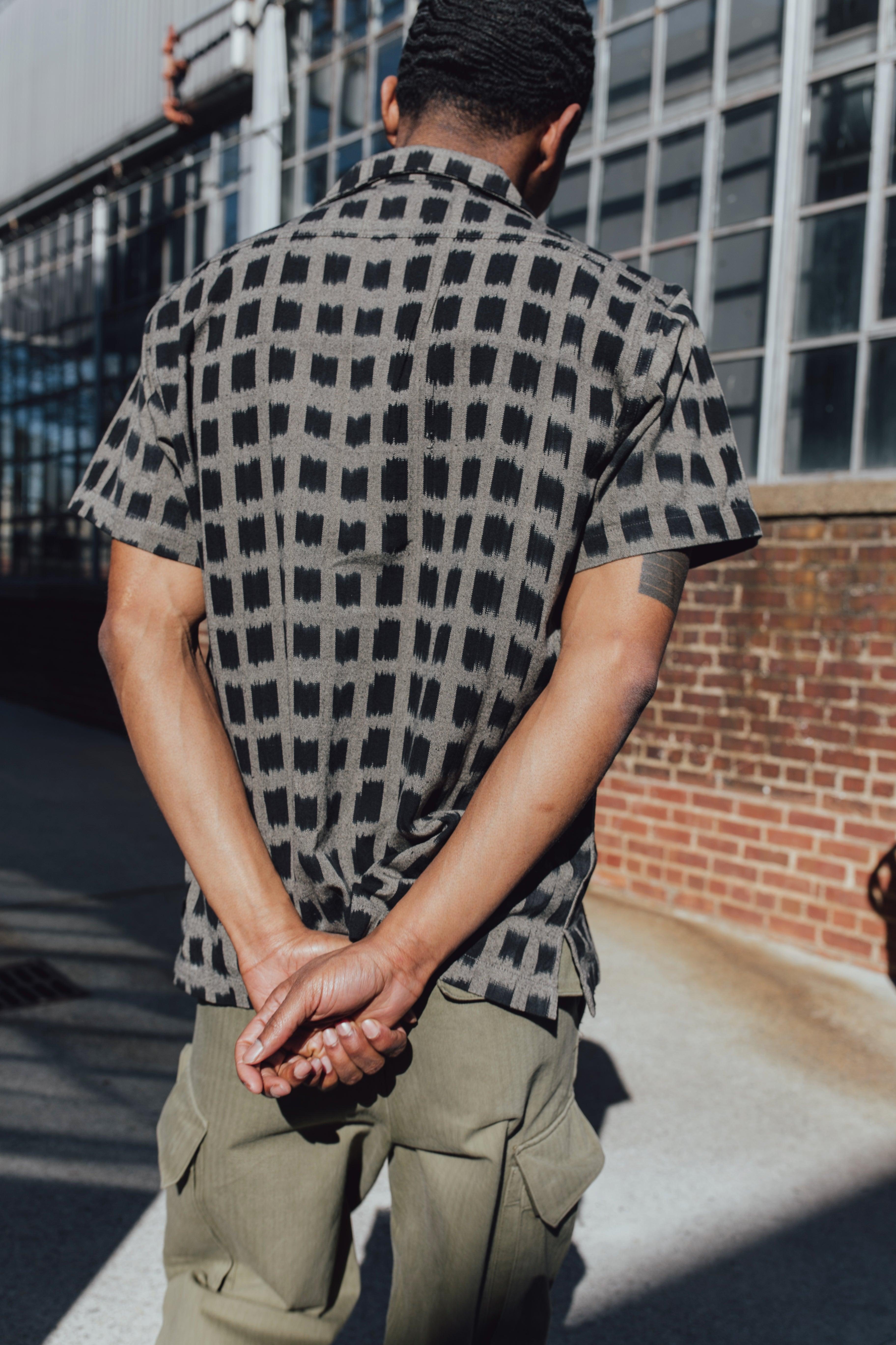 3sixteen Leisure Shirt - Black Ikat - Guilty Party