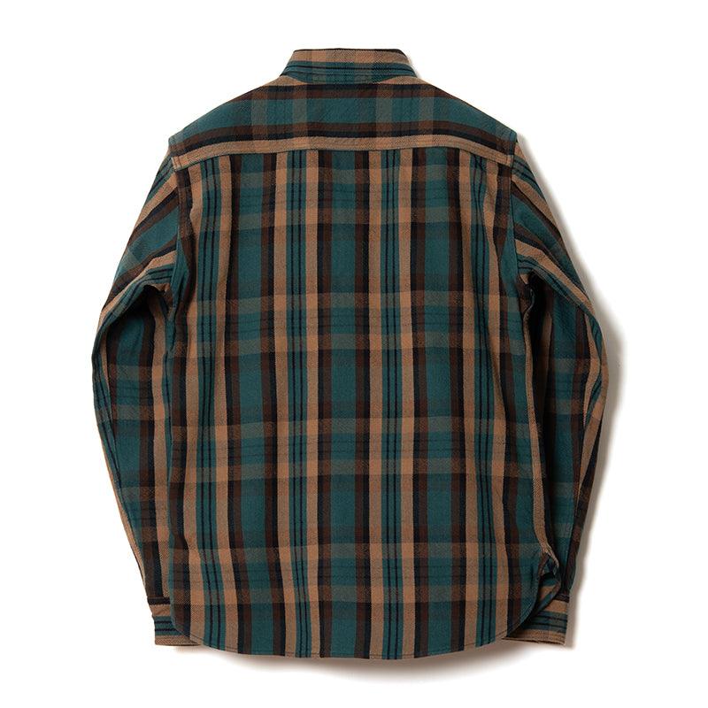 Studio D'Artisan 5714 Heavy Flannel Shirt - Green