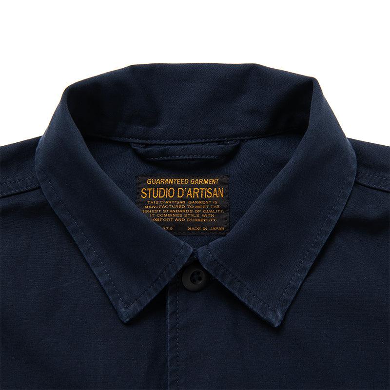 Studio D'Artisan 5716 Military Shirt Jacket - Navy