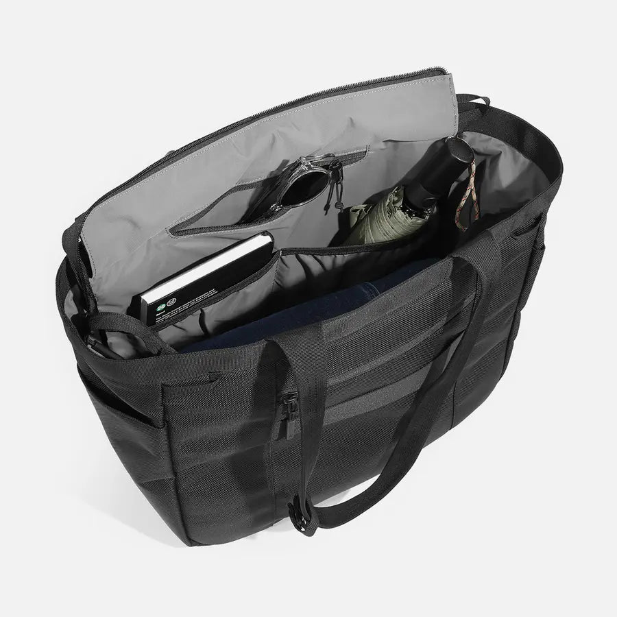 Aer City Tote- Black Ballistic Nylon