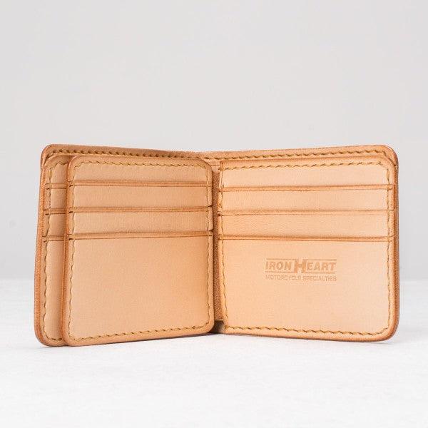 Iron Heart IHG-035-TAN Calf Folding Wallet - Tan