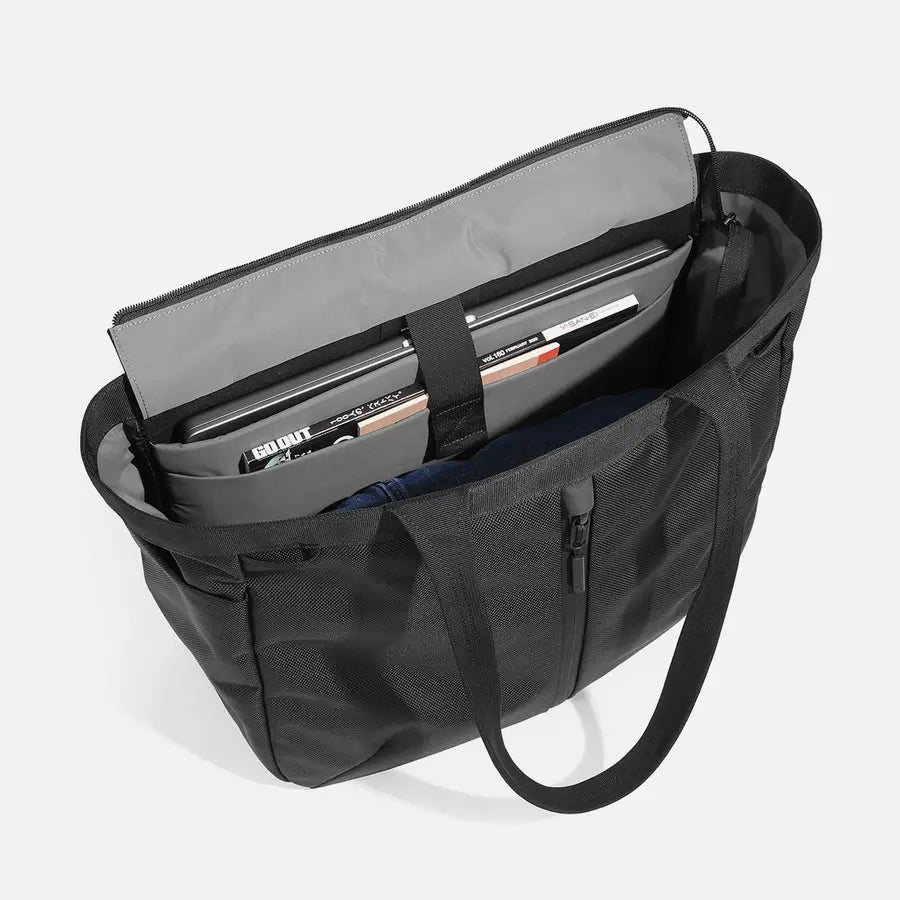 Aer City Tote- Black Ballistic Nylon