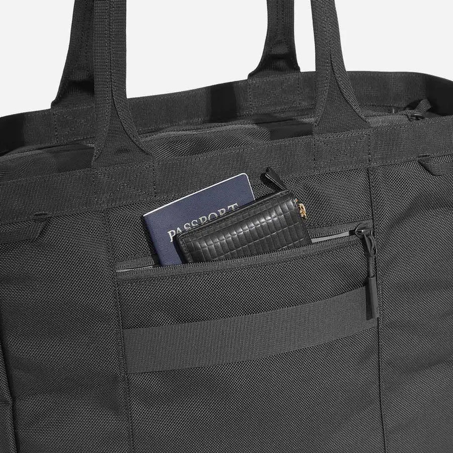 Aer City Tote- Black Ballistic Nylon