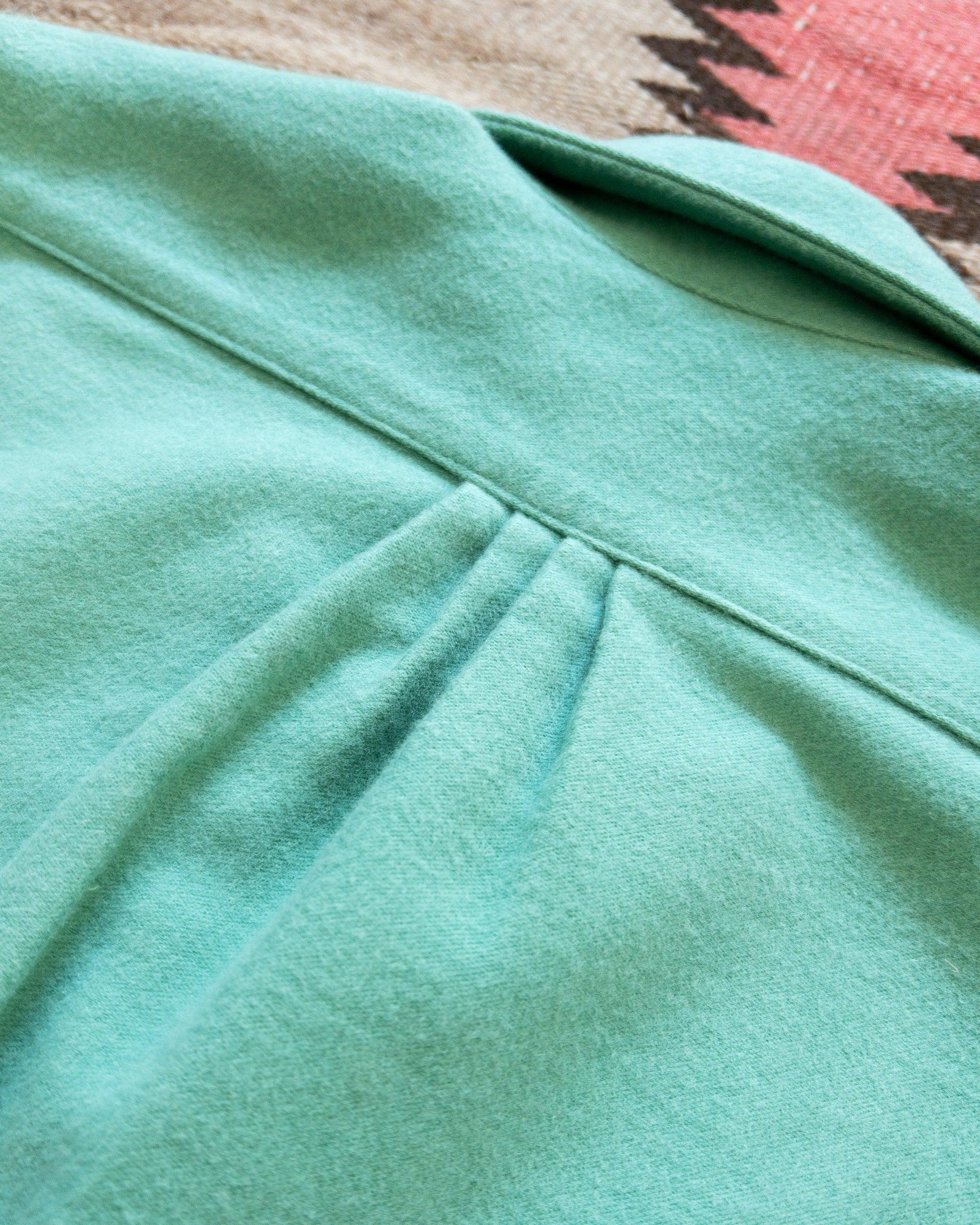 Wythe Moleskin Pearlsnap Shirt - Turquoise