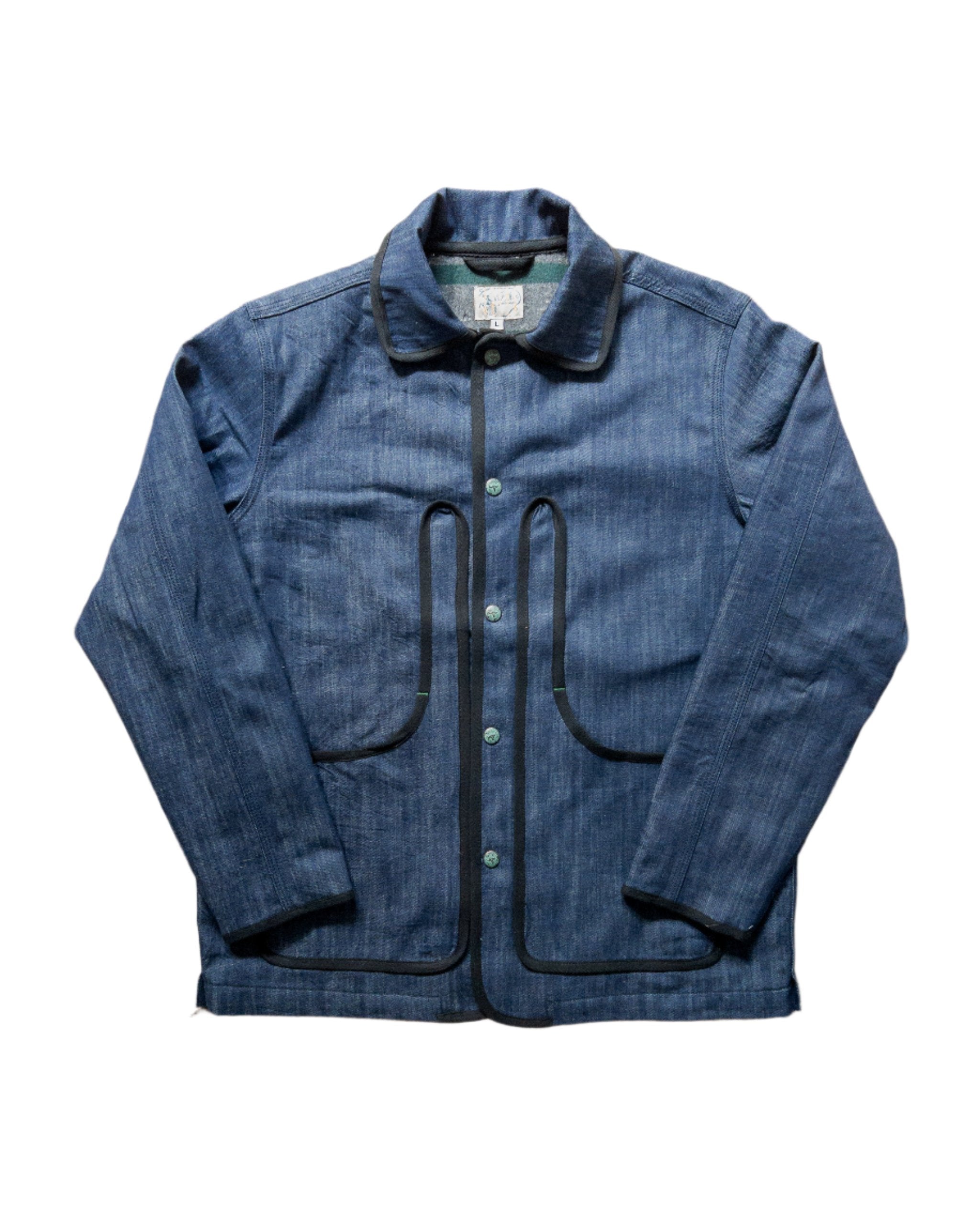 Wythe Blanket-Lined Denim Hunting Jacket