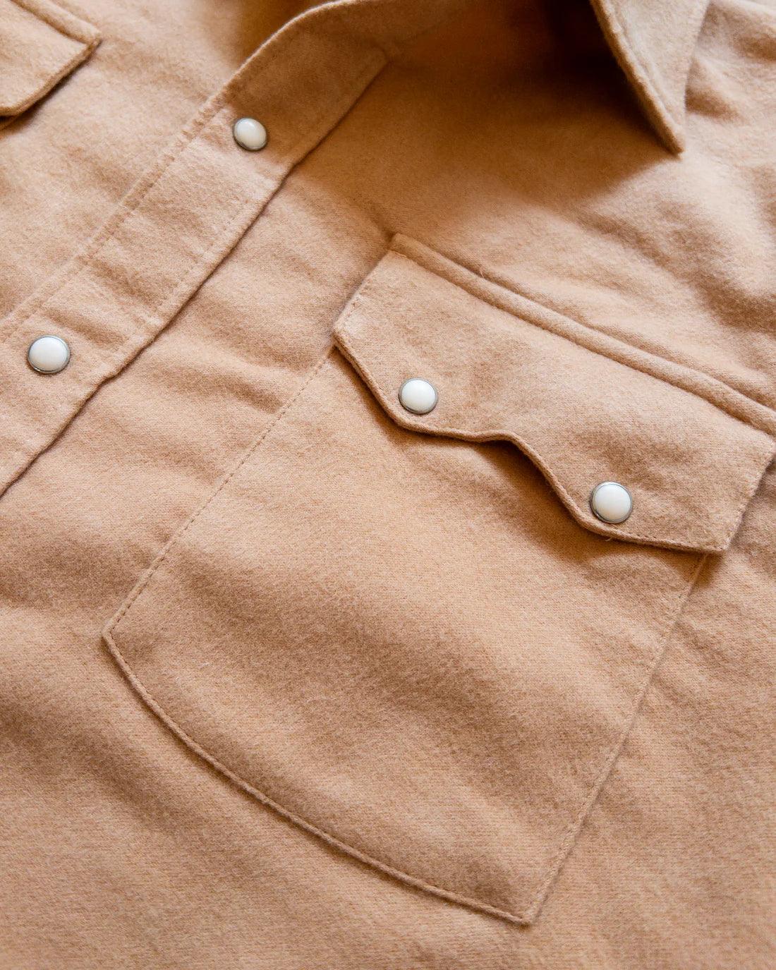 Wythe Moleskin Pearlsnap Shirt - Nectar