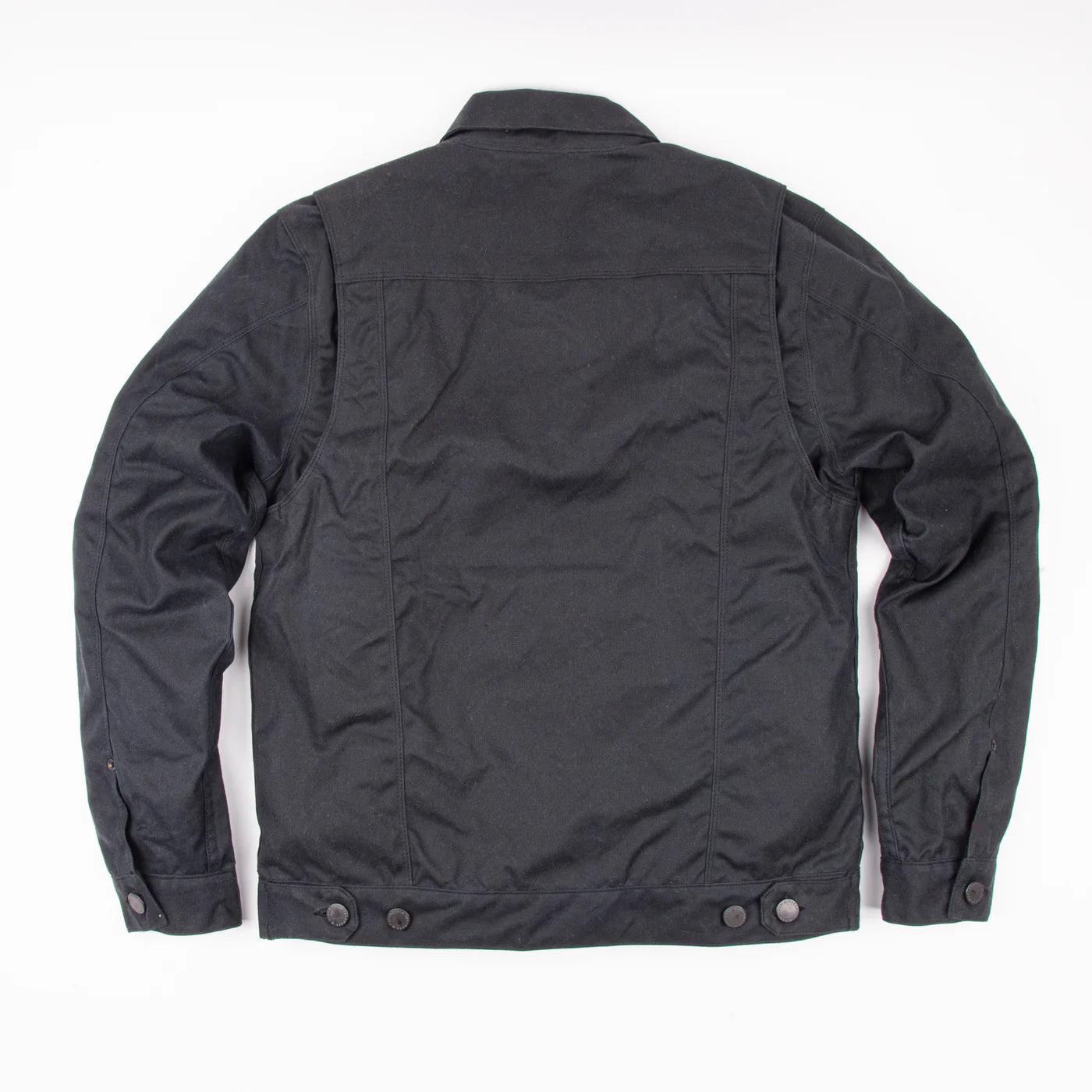 Freenote Cloth RJ-1 Riders Jacket Waxed Canvas - Black