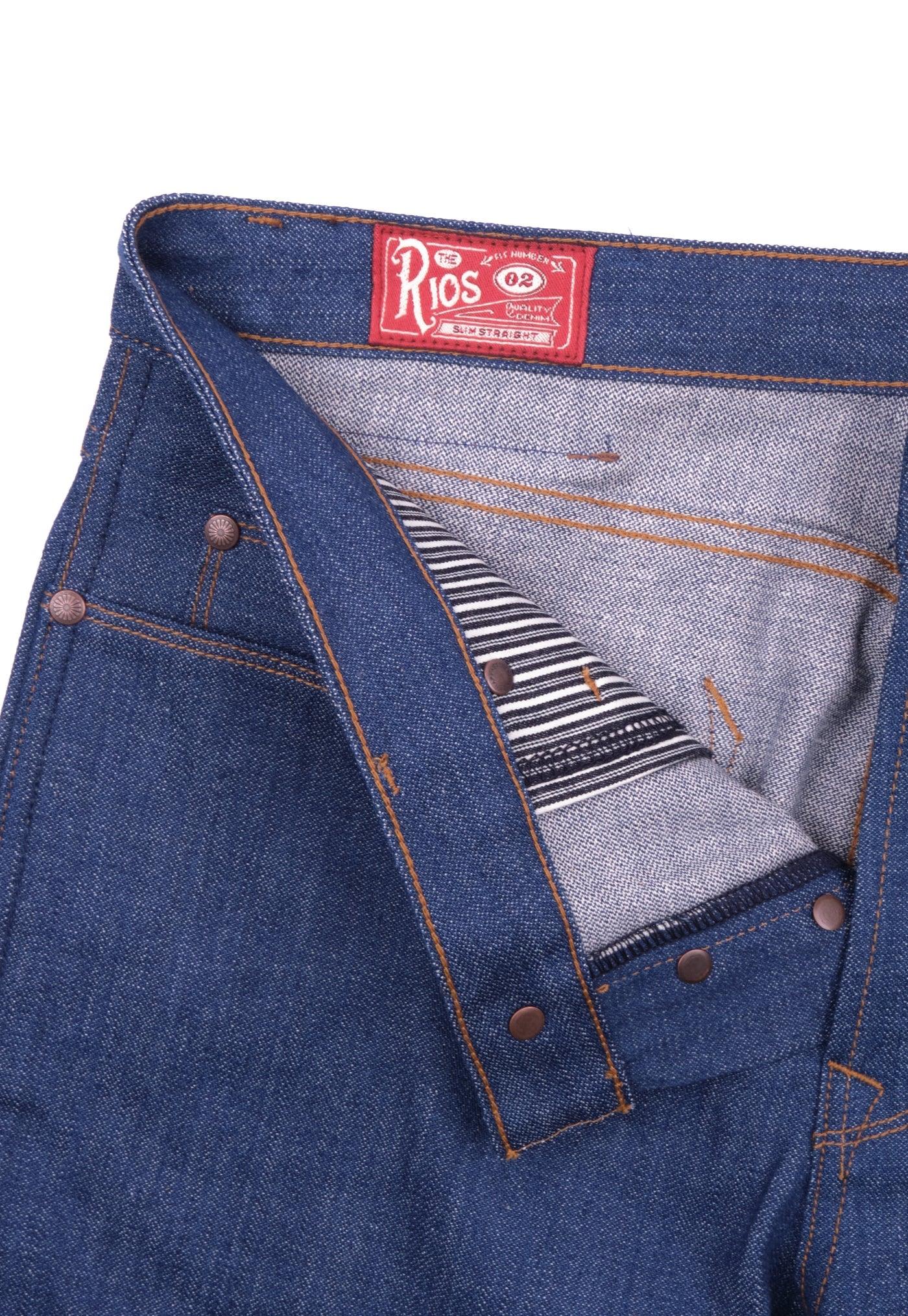 Freenote Cloth Rios Slim Straight - 12oz Broken Twill Vintage Denim