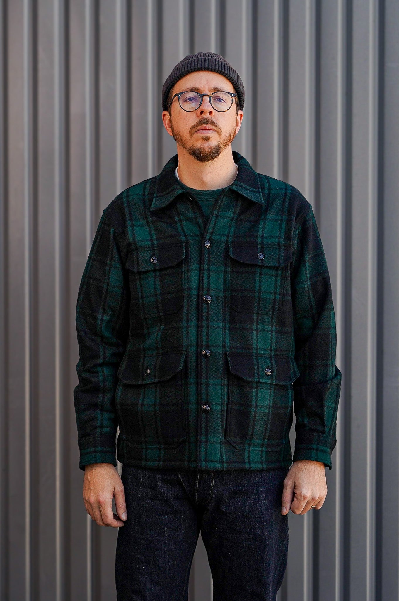 Stevenson Overall Co. WL-1 Woodlander Wool Hunting Jacket - Green