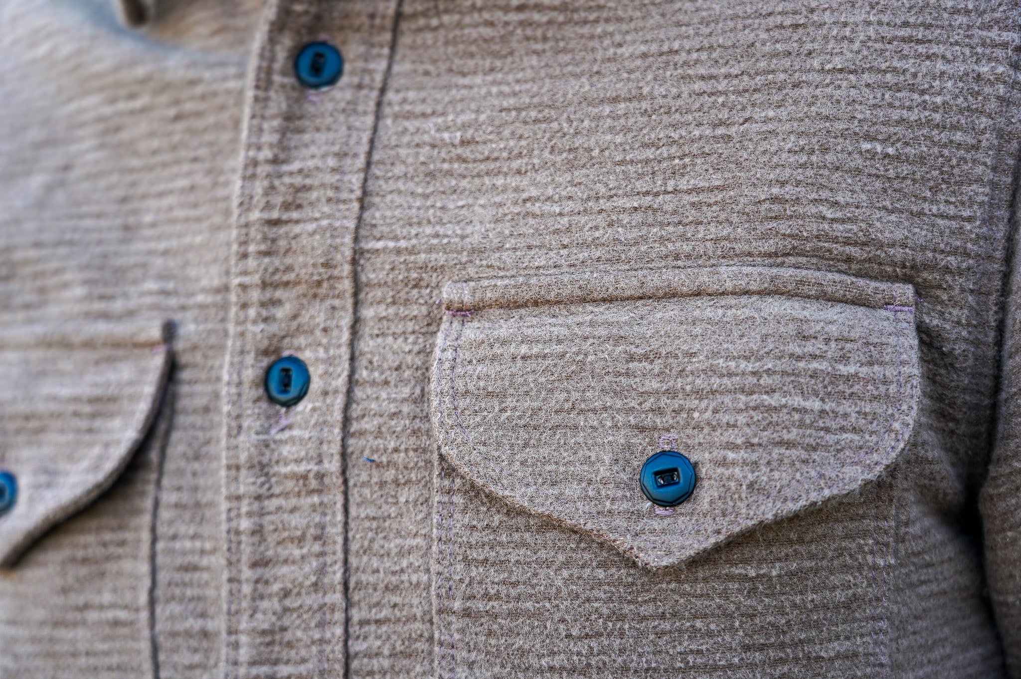 Freenote Cloth Wells Shirt - Tan Brushed Corduroy