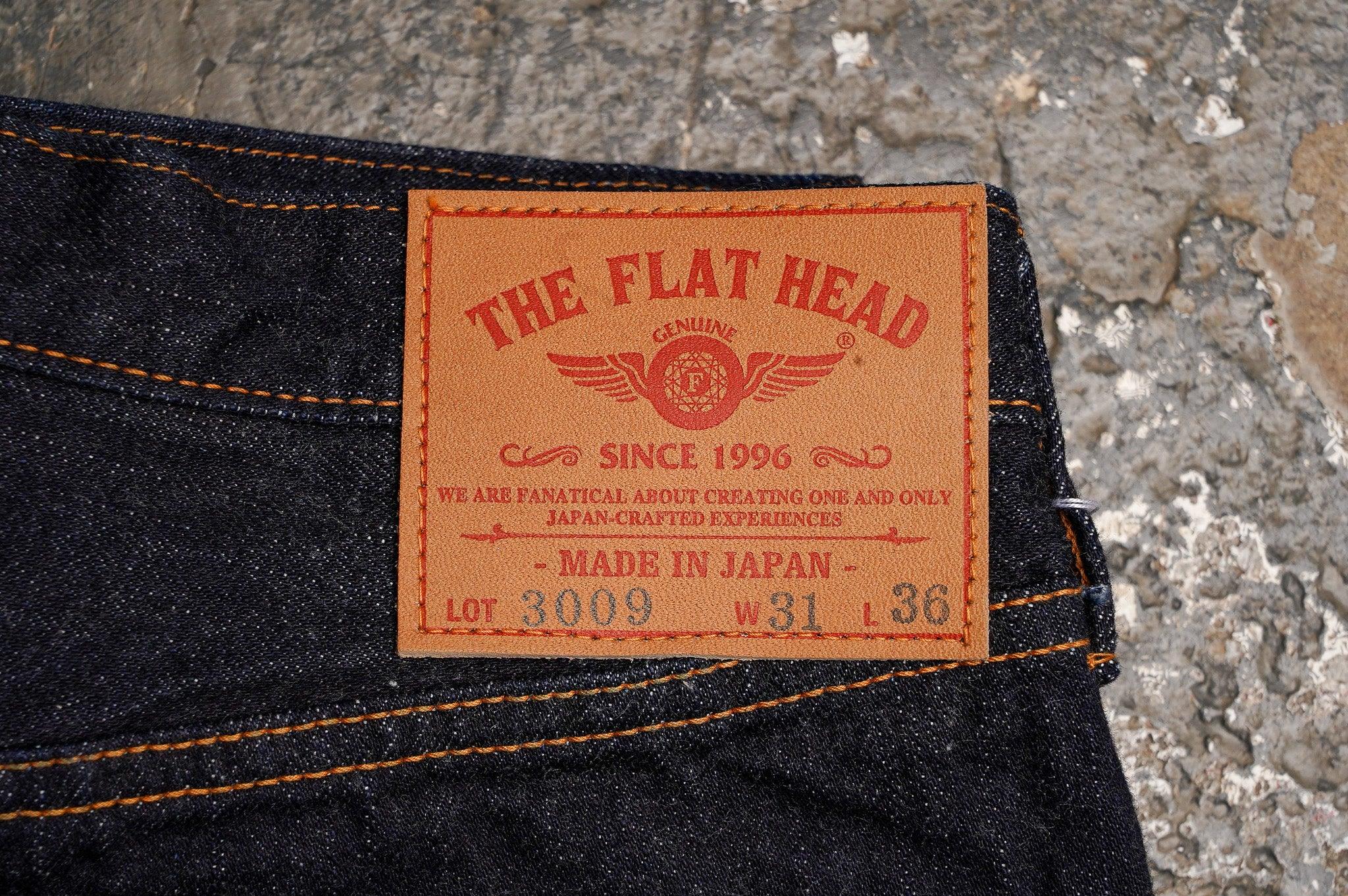 The Flat Head FN-3009 14.5oz Straight Tapered Selvedge Denim - Indigo