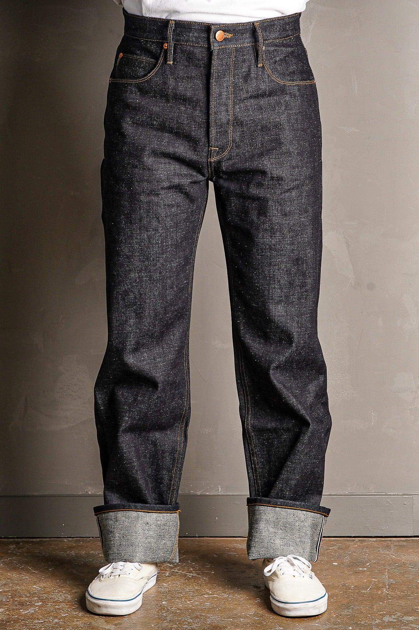 Freenote Cloth Modesto Wide Leg - 16oz Indigo Selvedge Denim