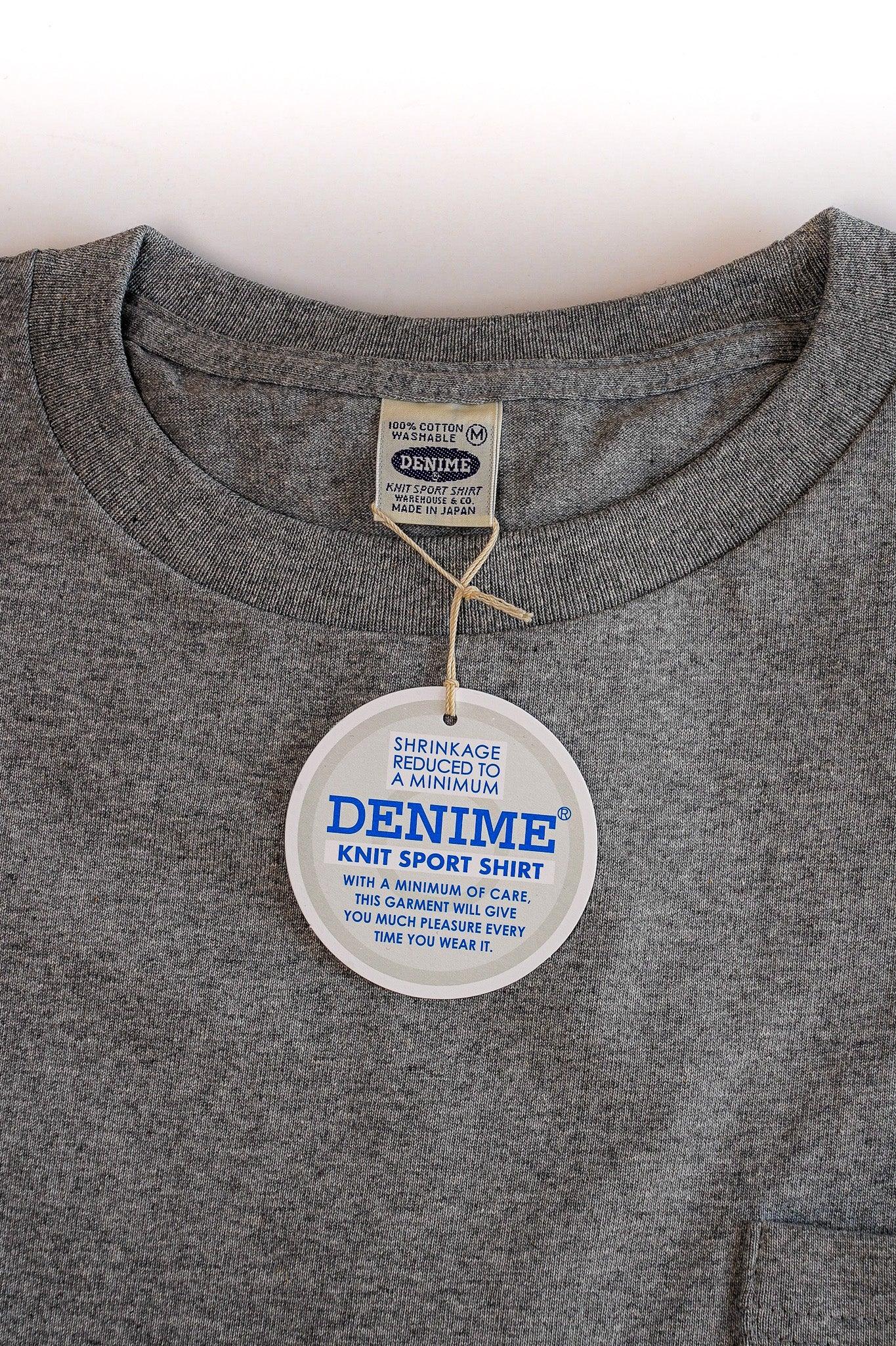 Denime Lot 263 - Pocket Tee - Heather Grey