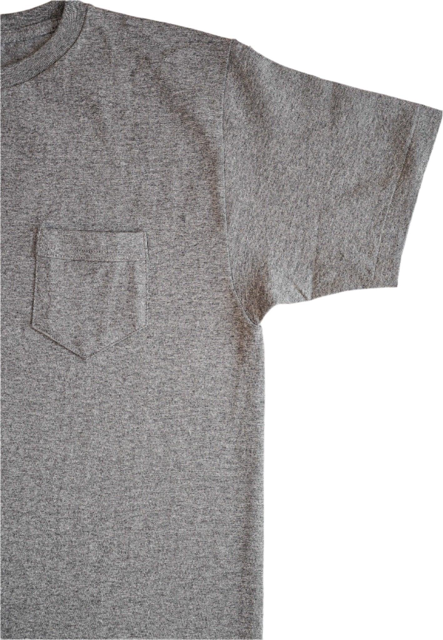 Denime Lot 263 - Pocket Tee - Heather Grey