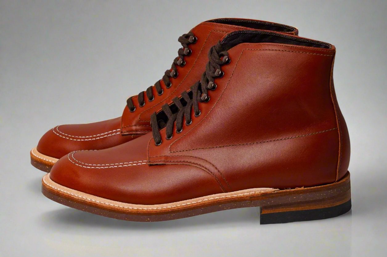 Alden 405 Moc Toe Indy Boot - Brown Leather