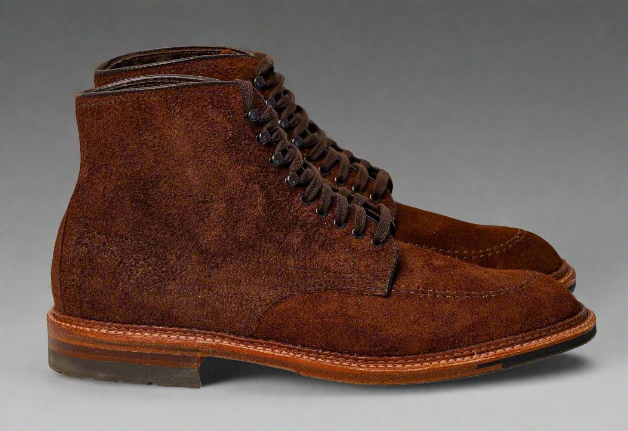 Alden 4015HC Moc Toe Boot - Reverse Tobacco Chamois