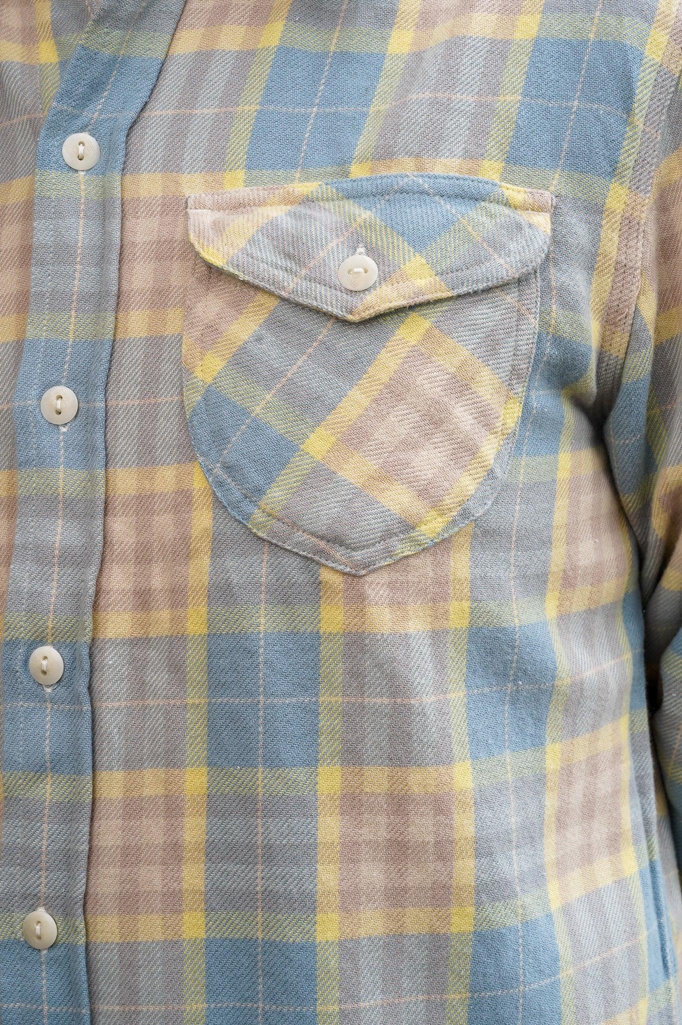 Wythe Flannel Workshirt - Sand Dunes Sunrise