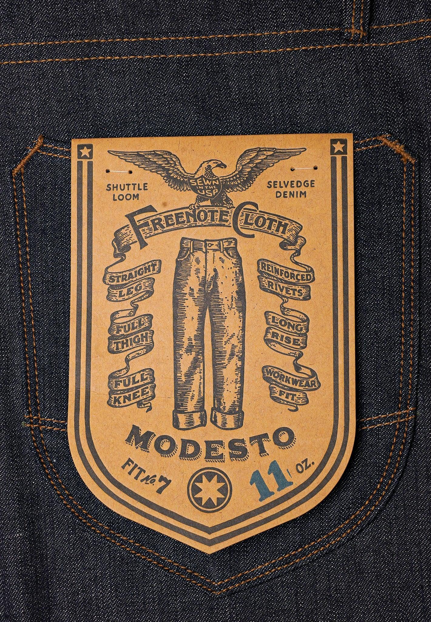 Freenote Cloth Modesto Wide Leg - 11oz Indigo "1900's" Selvedge Denim