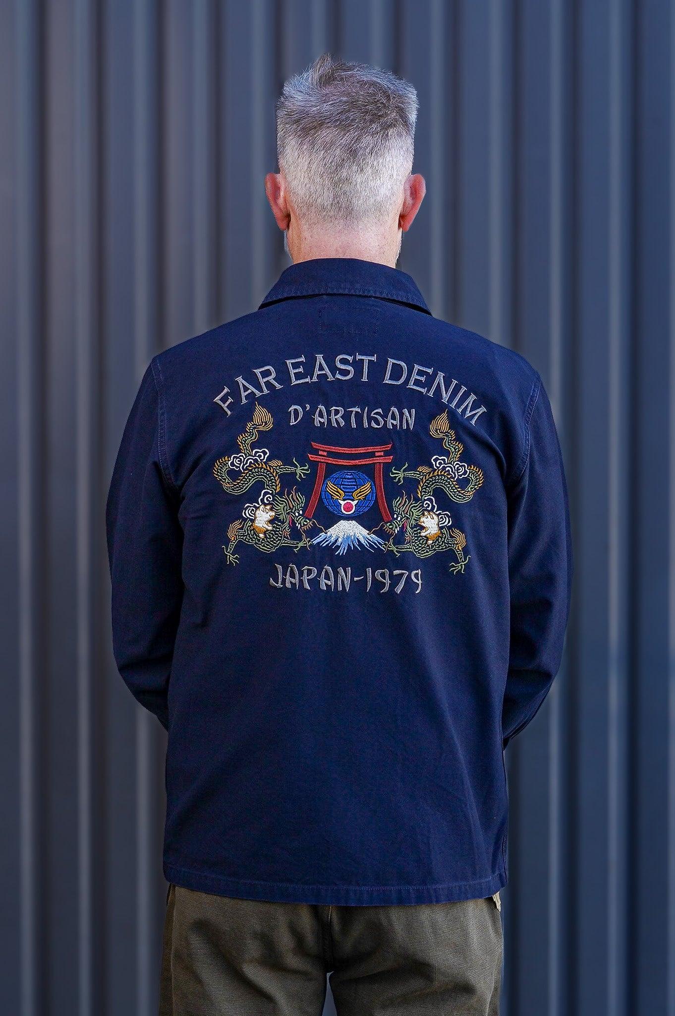 Studio D'Artisan 5716 Military Shirt Jacket - Navy