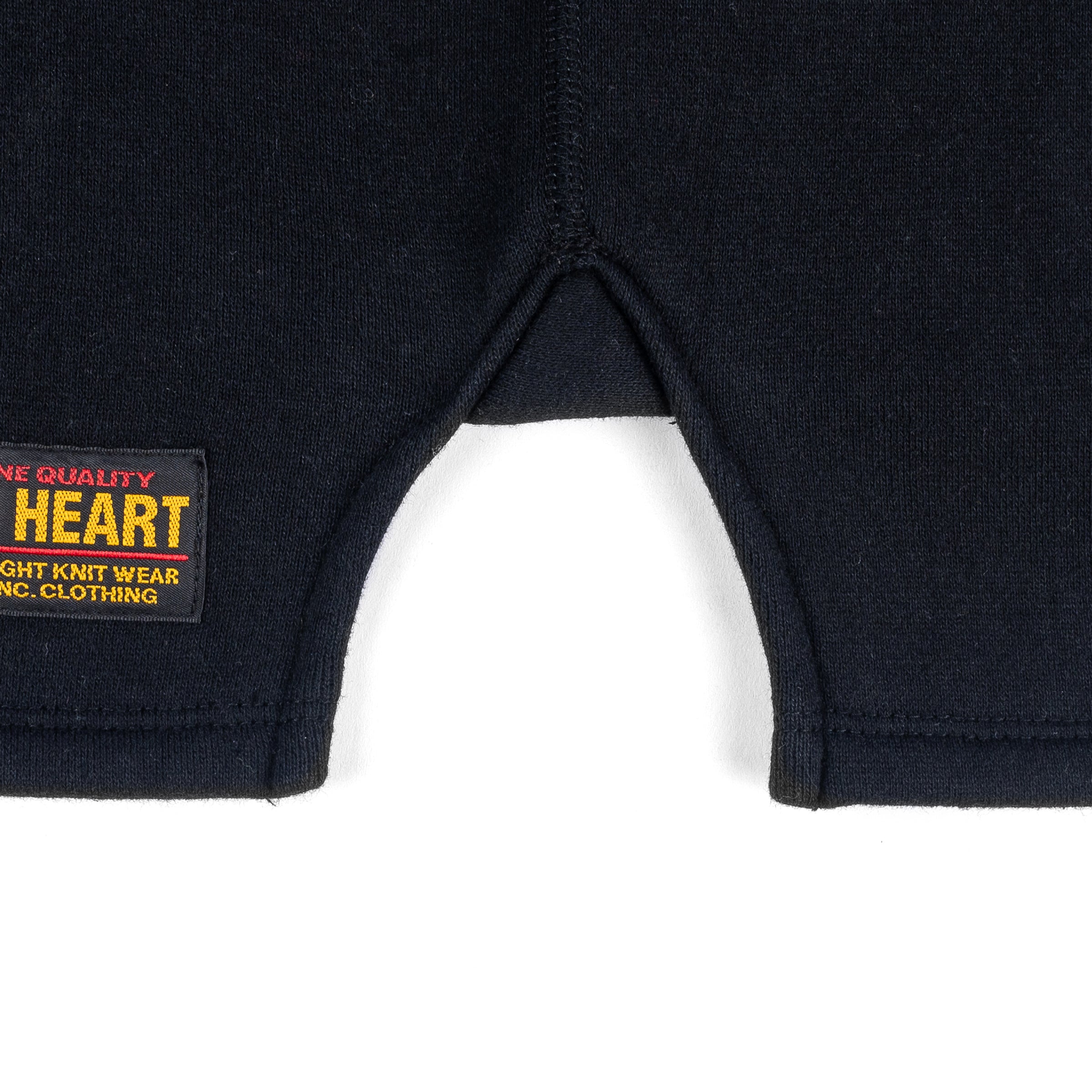 Iron Heart IHTL-2401-BLK 11oz Henley Long Sleeved Sweater - Black