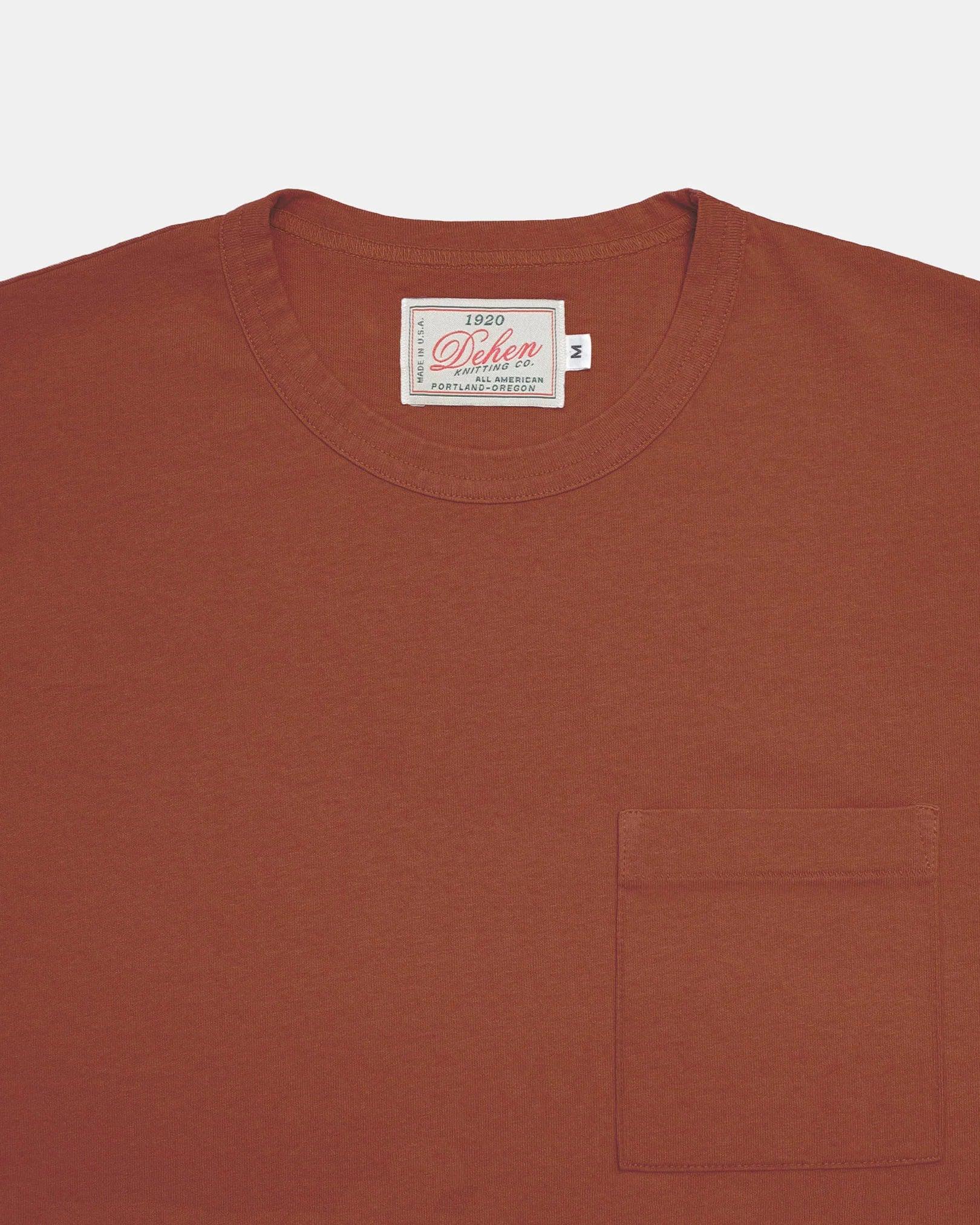 Dehen 1920 - Pocket Tee - Burnt Orange