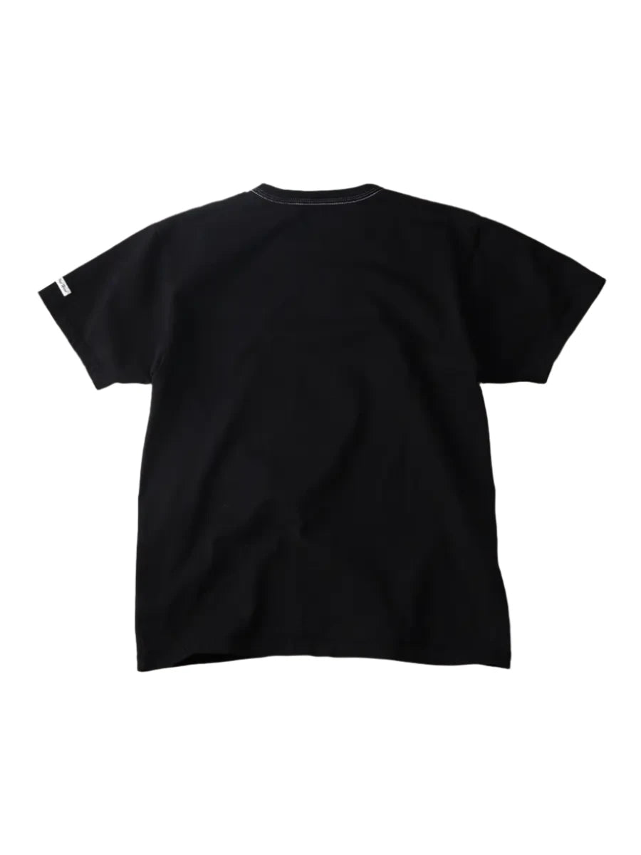 The Flat Head FN-THC-001 9oz Heavyweight Tee - Black