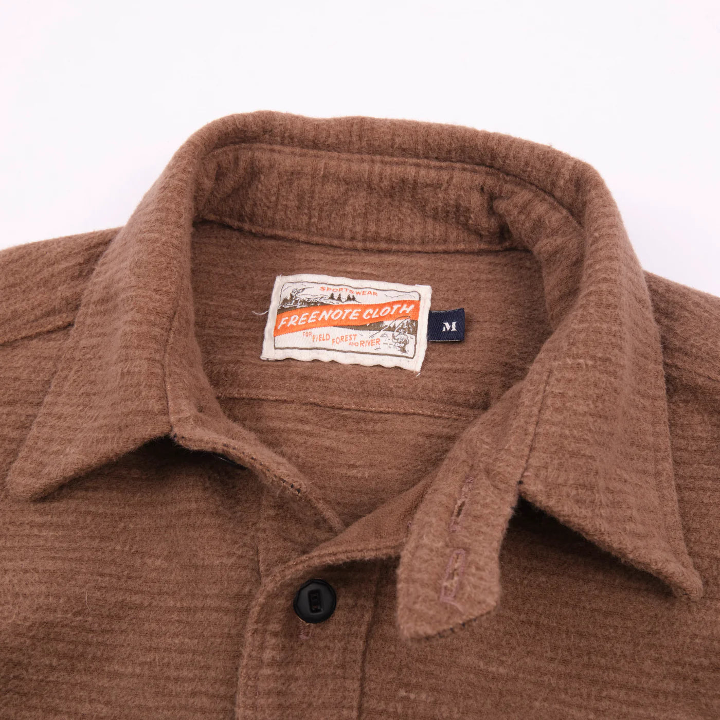 Freenote Cloth Wells Shirt - Tan Brushed Corduroy