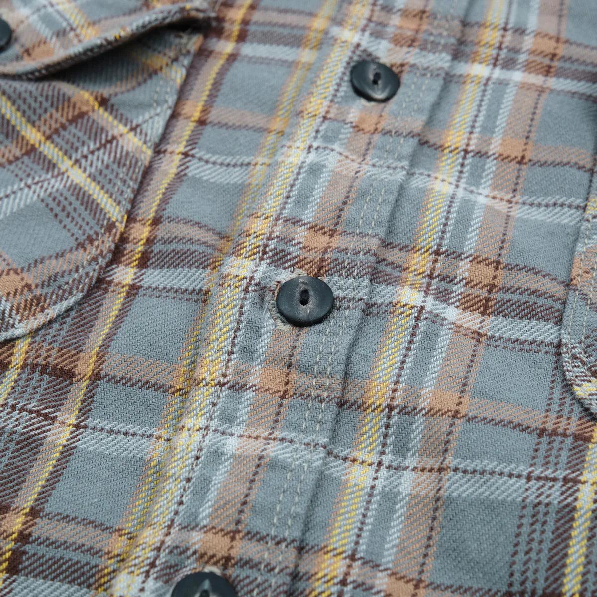 Freenote Cloth Jepson Flannel - Grey Plaid