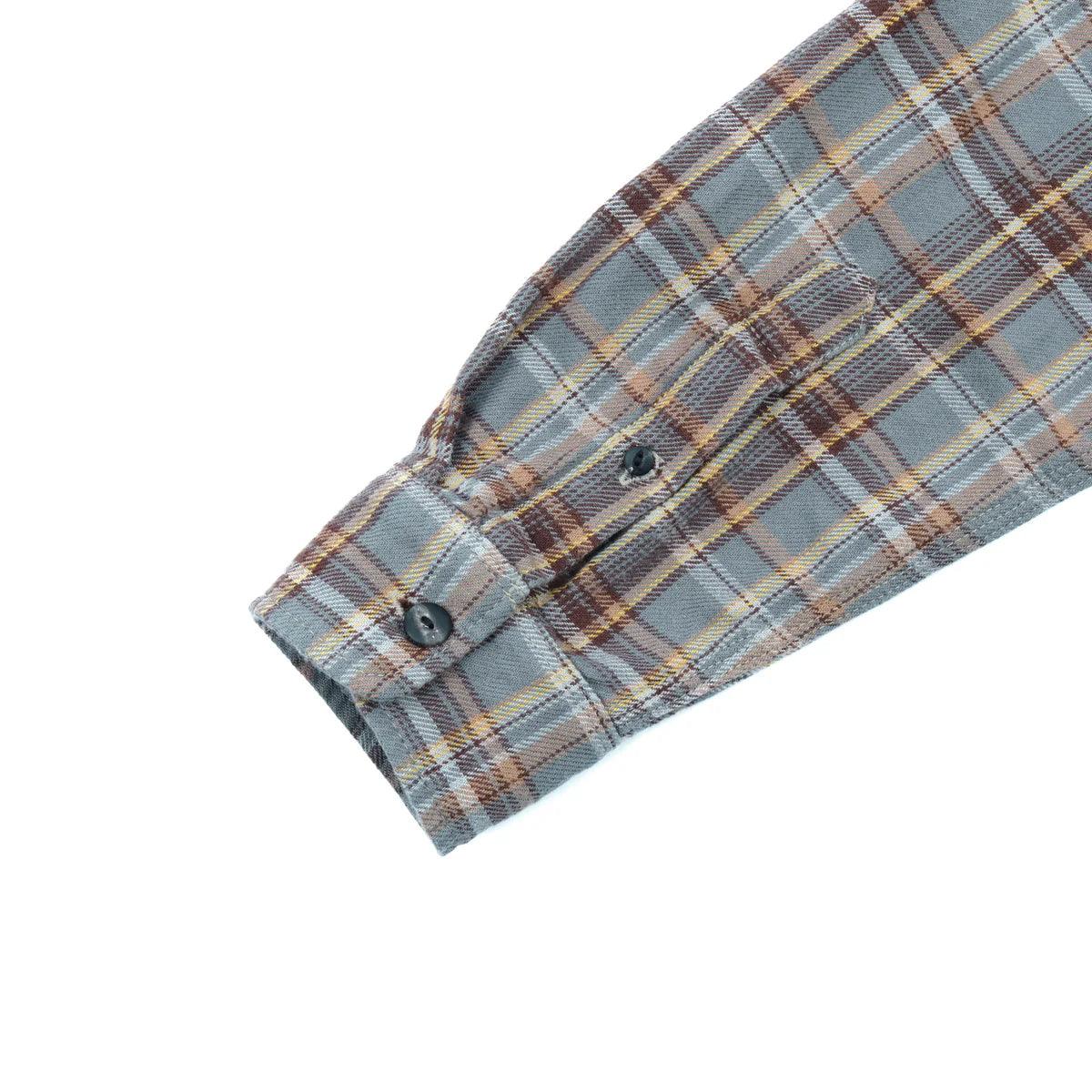 Freenote Cloth Jepson Flannel - Grey Plaid