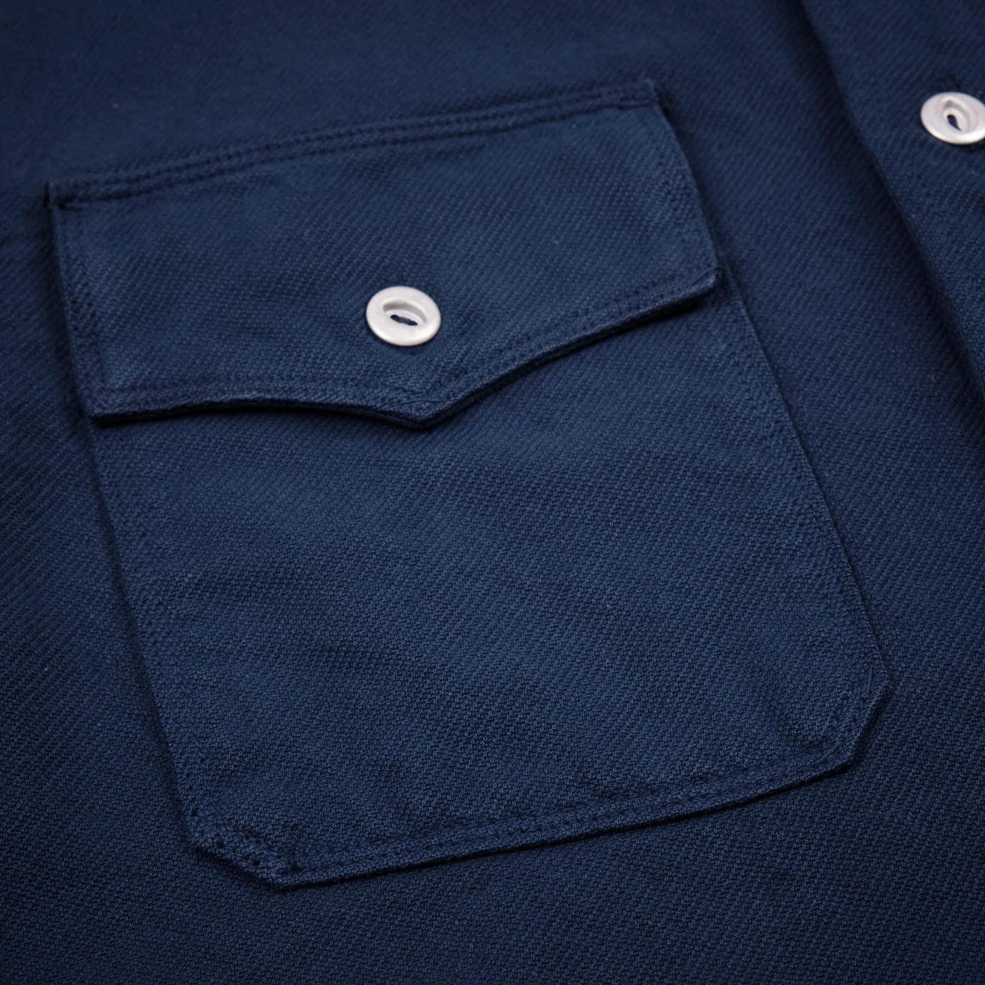 Freenote Cloth Scout Shirt - Mineral Blue Twill