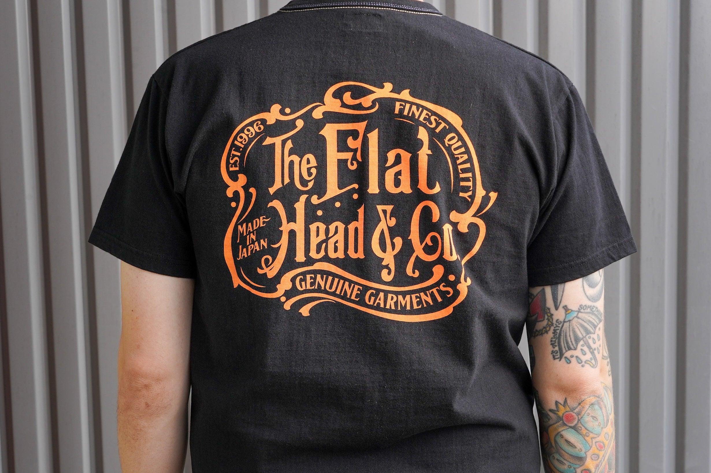 The Flat Head FN-THC-044 Graphic Tee - Black