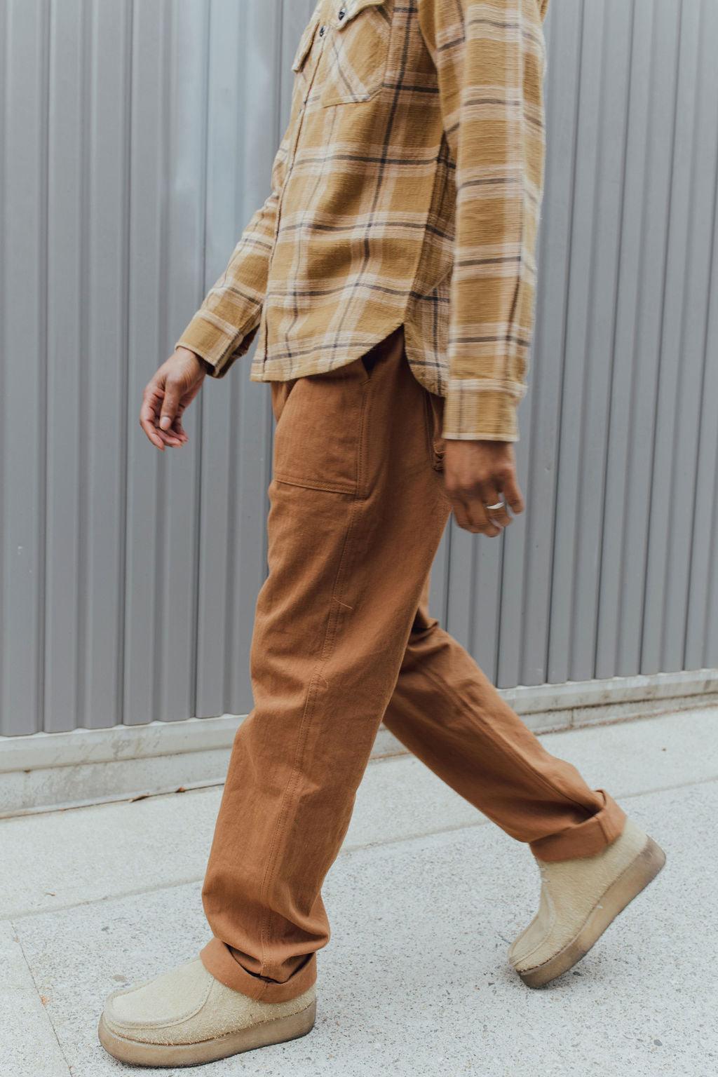 3sixteen HBT Fatigue Pant - Rust Herringbone