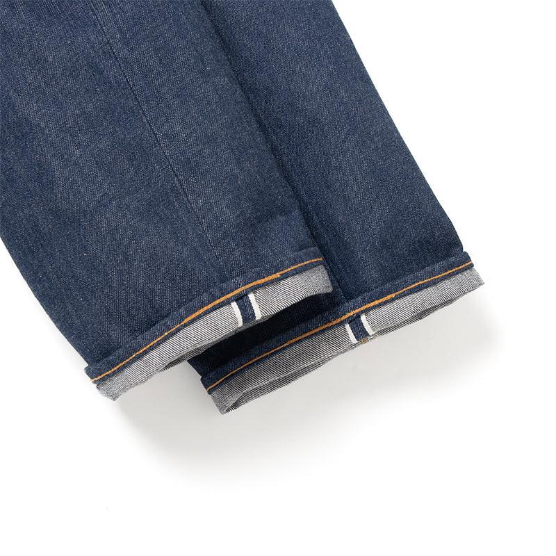 Studio D'Artisan SD-801 Straight Fit Natural Indigo Selvedge Denim - One Washed