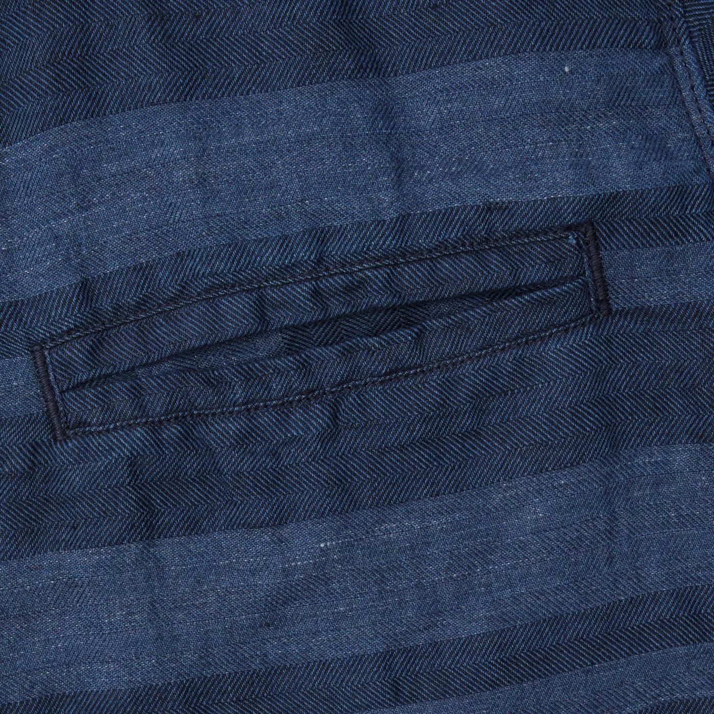 Freenote Cloth Cayucos Shirt - Indigo Stripe