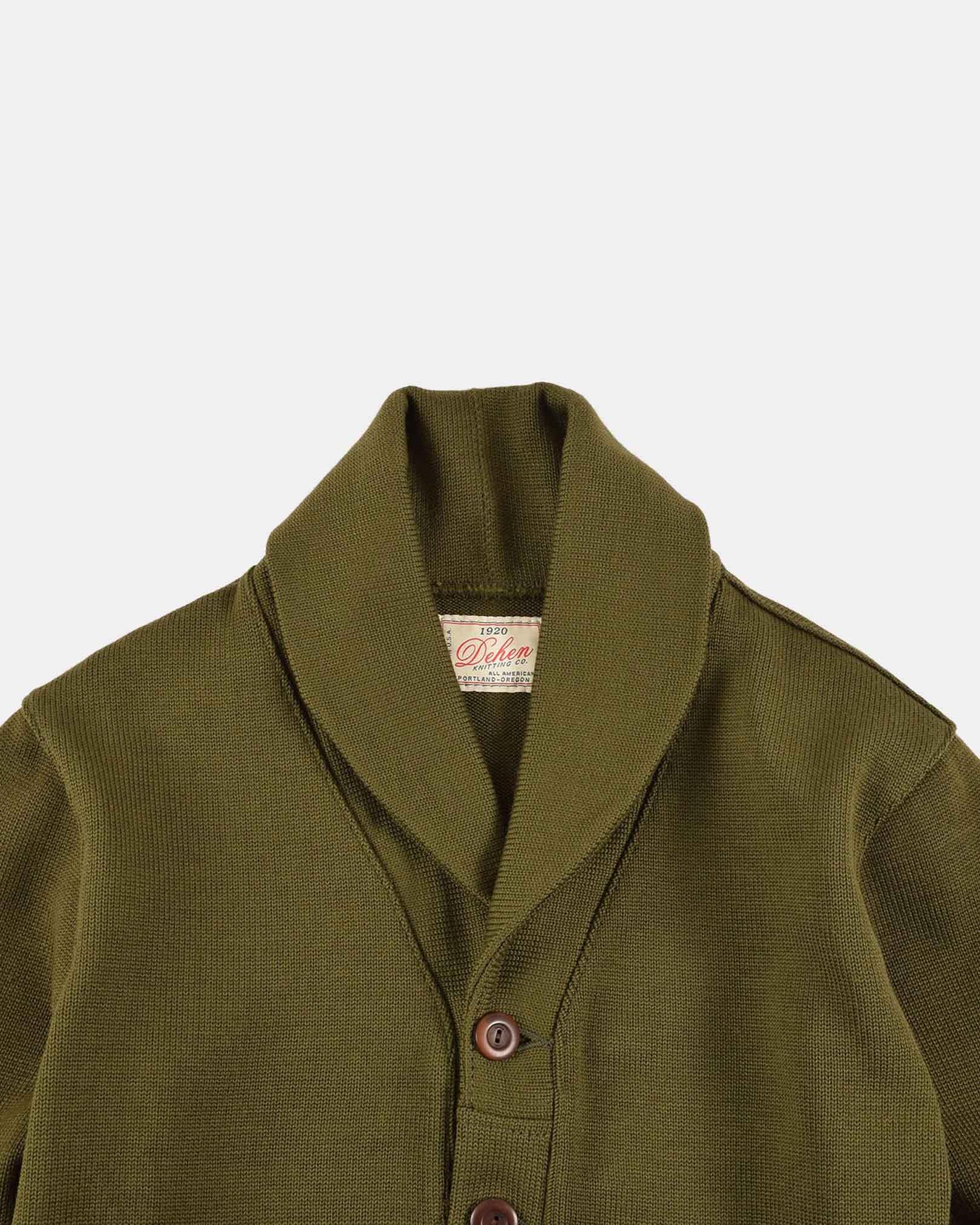 Dehen 1920 Shawl Sweater Coat - Loden - Guilty Party