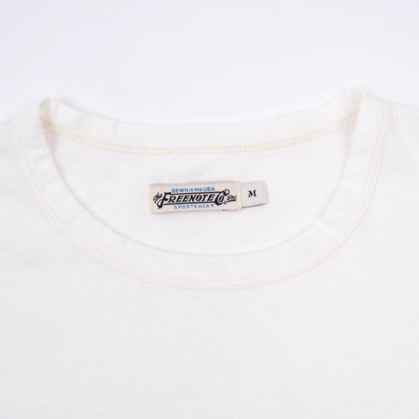 Freenote Cloth 9oz Pocket Tee - White - Guilty Party