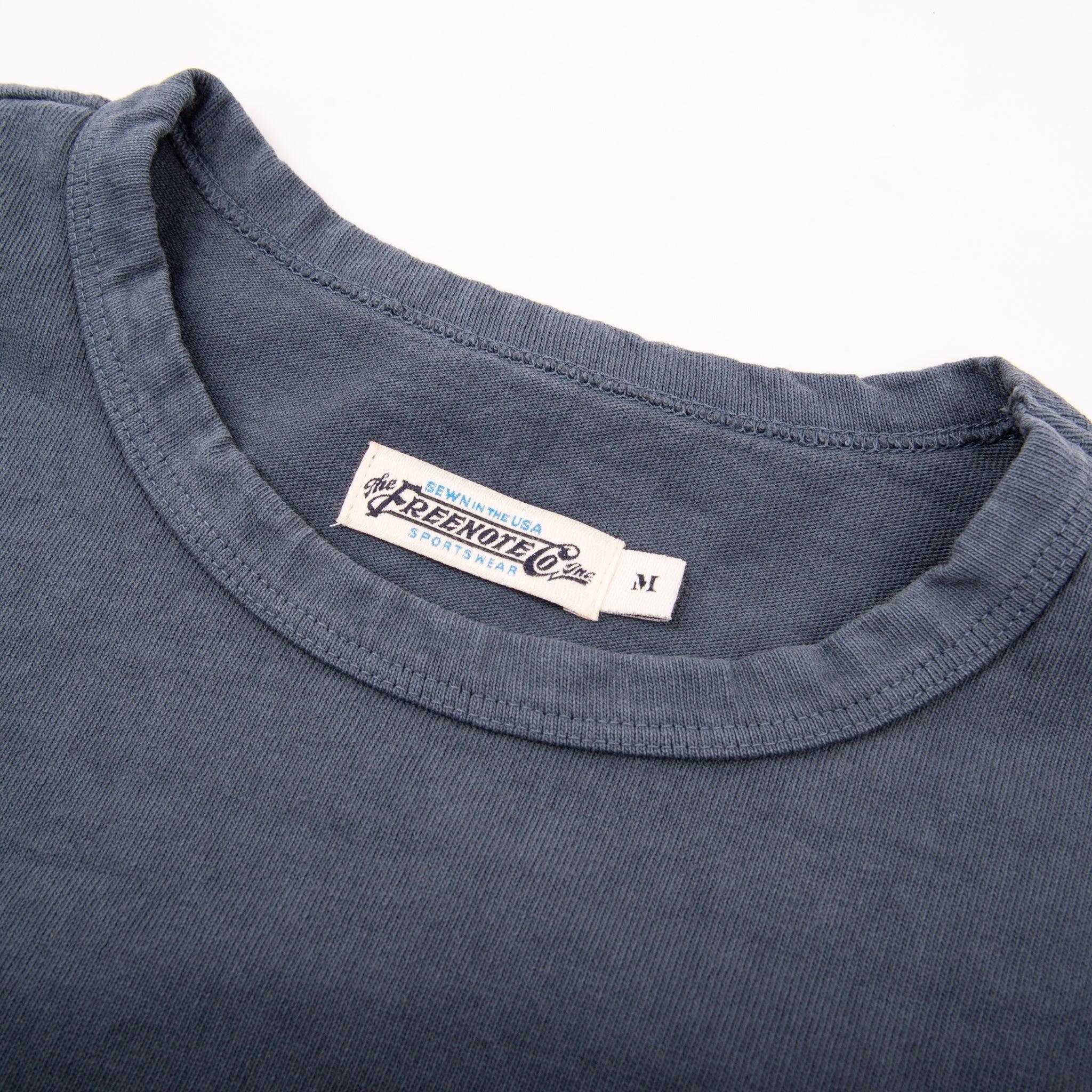 Heavyweight 13oz Pocket Tee - Faded Blue - Guilty Party