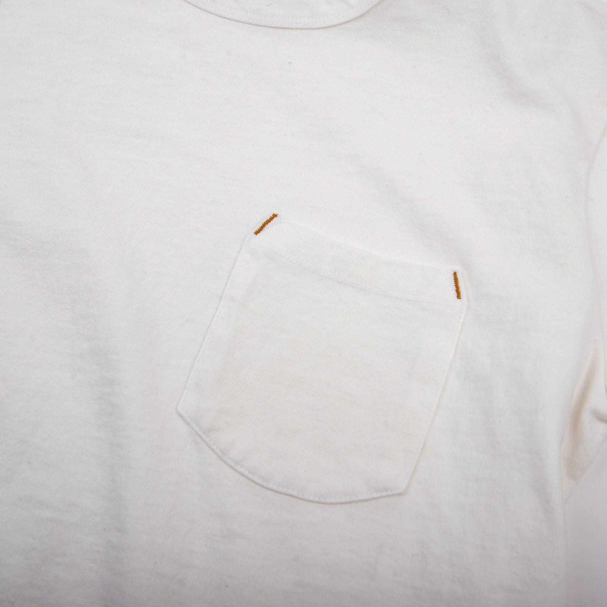 Heavyweight 13oz Pocket Tee - White - Guilty Party