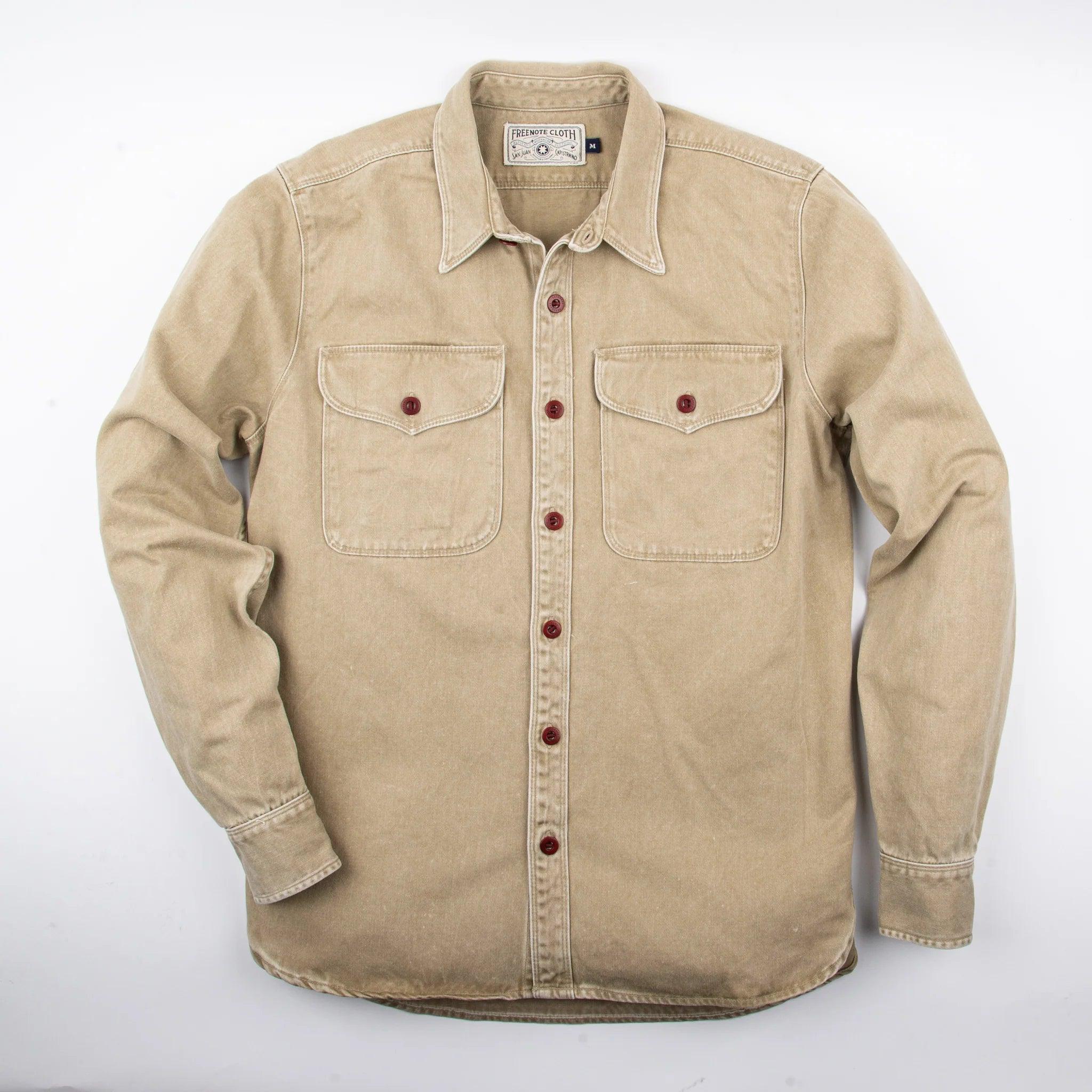 Freenote Cloth Utility Shirt - Khaki - Guilty Party