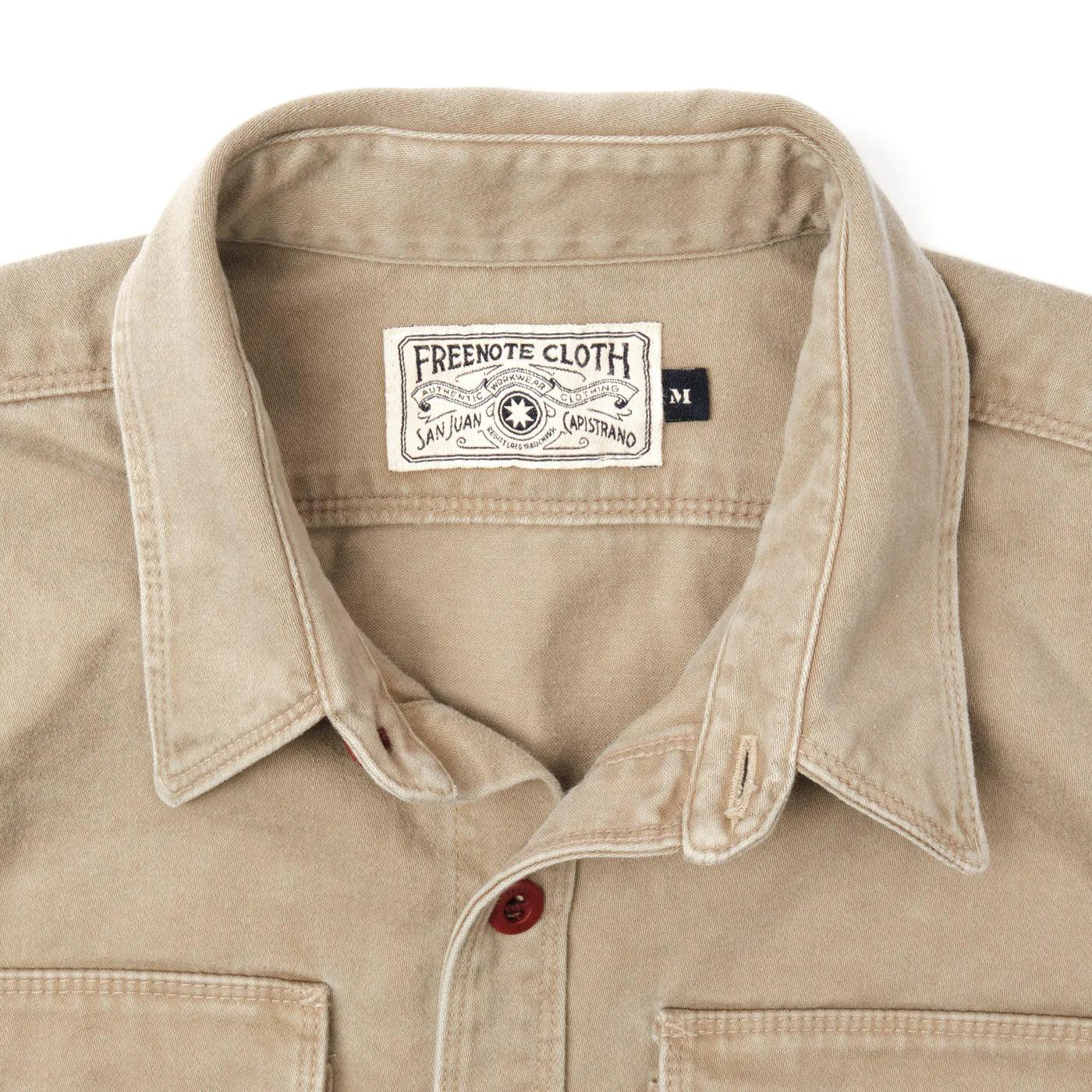 Freenote Cloth Utility Shirt - Khaki - Guilty Party